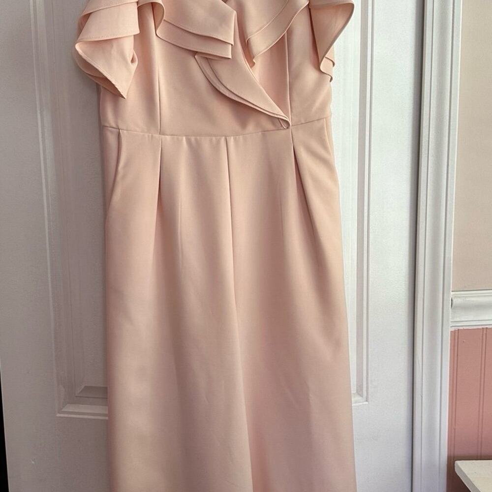 Main Strip Light Pink Romper Jumpsuit Large Spaghetti strap w/pockets womens